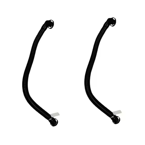 2X 95510724700 Crankshaft Breather Hose For Porsche Cayenne 958 3.6L V6 2011-2018 Engines Emissions 