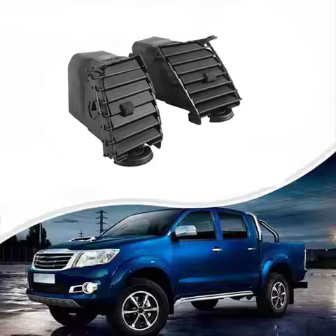 DT07 1Pair Dashboard Air Conditioning Outlet Grille Nozzle for Toyota Hilux 2004-2015 Central Contro