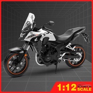 KLT 1:12 Honda WING CB400X Motorcycle Metal Alloy Toys Car Model Diecast Vehicle For Boys Kids Simul