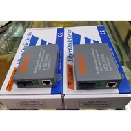 Optical Converter 100MB Netlink Single mode, 1 fiber optic (5 pairs). with CO, CQ
