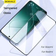 BKWHALE 9H Glass For Xiaomi 15 14 13 15T 14T 13T 17 Pro Max Poco F5 F6 F7 M6 M7 X6 X7 C85 C75 C71 Re