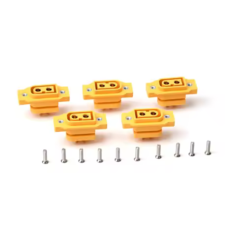 Amass XT60 XT60NE-F XT60NE DC500V 20A Gold Plated Plugs Battery Connector For Rc FPV Drone Airplane 