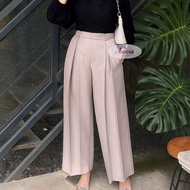 AURORA AURORA AURORA | Tara Pleated Trousers - Women's Pants - Women's Long Pants - Oversized Pleate