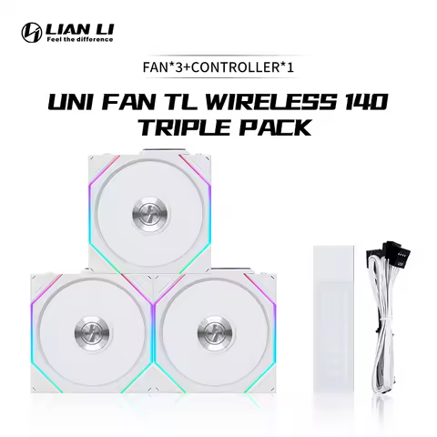 Lian-Li UNI FAN TL Wireless 140 Triple Pack With Controller