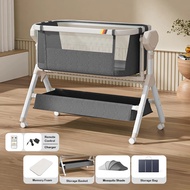 Newborn Co-sleeper,automatic Rocking Bassinet, Baby Cribs, Infant Beside Sleeper,unisex Baby Sleepin