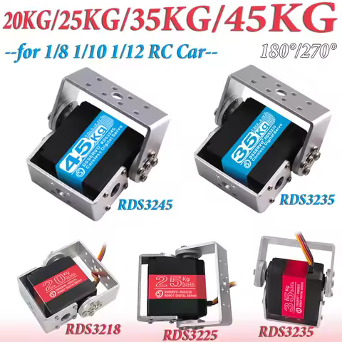 High Torque Servo DS3218 20KG DS3225 25KG DS3235 35KG DS3245 45KG 180°/270° Coreless Digital Servo f