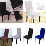 White Spandex Wedding Chair Cover Dining Room Chair Decor Set Party Stretch Seat