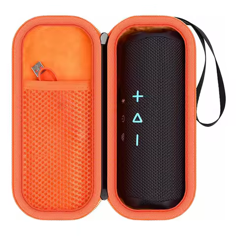 ZOPRORE Hard EVA Case for JBL FLIP 7 Bluetooth Speaker Carrying Cover Storage Bag For JBL Flip7 Blue