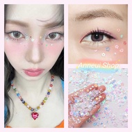 Sequins Glitters For Kpop Concert Douyin Concert Make Up Mixed Hollow Star Heart Flower Nail Art Fac