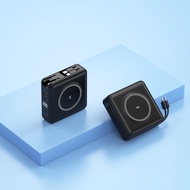 ⚡ของแท้100%⚡พาวเวอร์แบงค์ แบตสำรอง30000mAh แบตสำรองไร้สาย เสียบโดยตรงเพื่อชาร์จ พร้อมสายคู่ สะดวกสุด