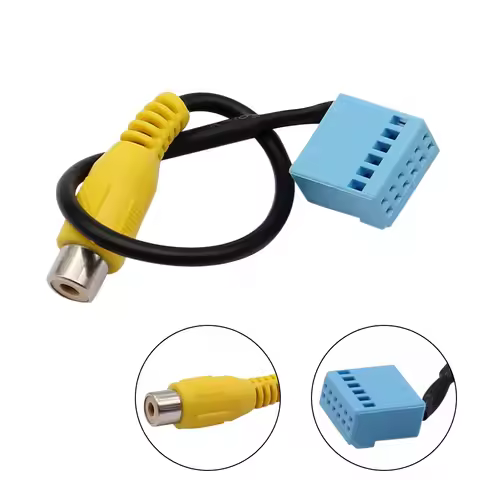 New Car Rear View Camera RVC MIB RCA Cable Adapter for Volkswagen Golf MK5 MK6 Golf VI Passat B6 Tou