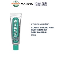 [Mini] Kem Đánh Răng Marvis Màu Xanh Lá Hương Bạc Hà 10ml