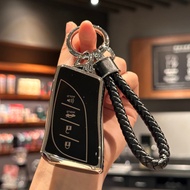 TPU Key Fob Cover with Keychain Lanyard for Lexus ES200 ES260 ES300h NX260 NX350H UX200 UX260h LS500