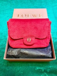 全新 有盒 Loewe 化妝袋 手袋 迷你袋 銀包 鎖匙包 零錢包 散子包 小手袋 手提袋 手拎袋 散銀包 Belt Bag Pouch Clutch Make Up Bag Coin Bag Key