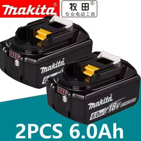Makita 6Ah original Battery compatible Makita 18V power tools DDF487DGA404 DTW700 DTD173 DHP487 Lith