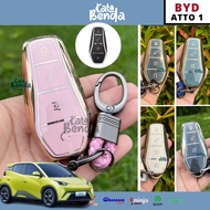 Ato 1 BYD 2026/2025 Remote Cover Key Casing Smartkey Keyless Protector Premium / Dynamic EV Seagull