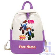 TAS RANSEL ANAK BACON ACORN ROBLOX FREE NAMA