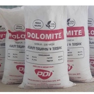 Dolomite PDI 100 Mesh / Kapur Pertanian. Perawat PH Tanah (REPACK 1KG)