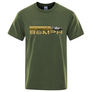 Men's T-Shirt With Sports Car Pattern 88 Mph Oversized Fashion High Quality Breathable Clothing Hara