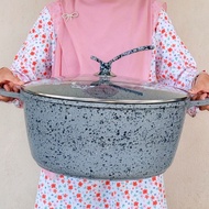 40CM PERIUK BATU / 40CM COOKWARE STONE COATING