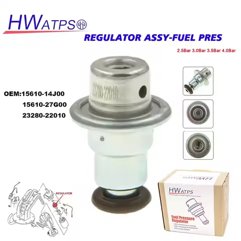 For Suzuki GSX-R600 GSX-R750 SV650 GSX650F Honda CB500 Kawasaki Ninja Aprilia Fuel Pressure Regulato