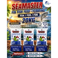 [F06] [20 KG] Fresh Seamaster (Size 8.9mm-9.7mm) Makanan Ikan Terapung High Protein 43% | Pallet Sea