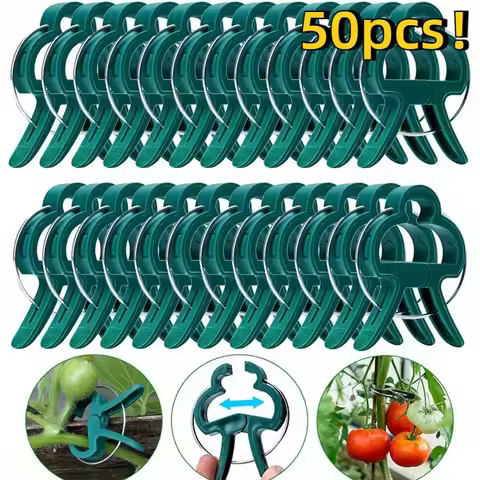 Durable Plastic Plant Support Clips Garden Plant for Vines & Climbing Reusable Plant Holders Easy to