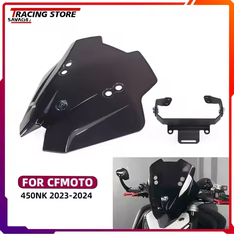 450NK Windshield Windscreen For CFMOTO 450NK 2023 2024 Motorcycle Wind Shield Screen Wind Deflectors