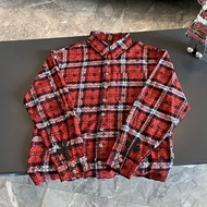 Official Website Flagship Crow Heart 2022 Autumn New Style Dark Pattern Plaid Shirt Jacket Long Slee
