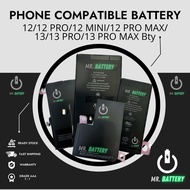 BTY 12/12 PRO/12 MINI/12 PRO MAX/13/13 PRO/13 PRO MAX Battery For Compatible Battery - Mr.Battery [ 