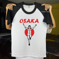 เสื้อวินเทจแขนสั้นยุค90' ลายOSAKA