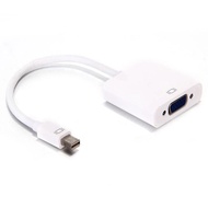 HDMI Mini DP to VGA Gold Plated Mini DisplayPort (ThunderboltTM Port Compatible) MiniDP to VGA Adapter (white)