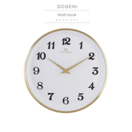 DOGENI นาฬิกาแขวนผนัง Wall Clock (WNM012SL/WNM012GD)