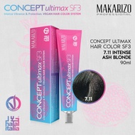 Makarizo Professional Concept Ultimax Hair Color SF3 7.11 Intense Ash Blonde 90 mL