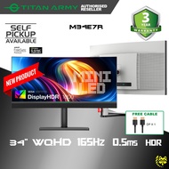 TITAN ARMY 34” MiniLED WQHD 165Hz 0.5ms HDR1000 94%DCI-P3 Speaker + Mic Adaptive Sync Curved Monitor