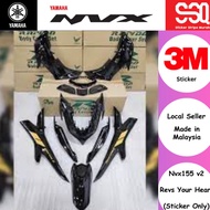 High Quality AAA Premium Sticker Stripe Yamaha Assembly  NVX V2 Thai Aerox-155 (24) Cover Set Body Set Covers