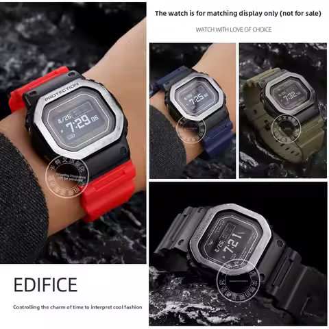 18mm Silicone Watch Strap For Casio G-SHOCK small square DW-291H DW-290 W-218H/219H A158 modified Ru