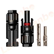 Lanbo หัว mc4โซล่าเซลล์  สายไฟโซล่าเซล หัวต่อแผงโซล่าเซลล์ 10 คู่ 30A Male Female M/F Wire Cable Con