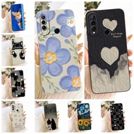 Huawei Nova4e MAR-LX2 Phone Casing Huawei Nova 4e Case Silicone Fashion Cute Cat Funny Pattern Shock