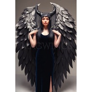 RADIANT BOUTIQUE (MAC WINGS) Maleficent wings dark wingDEVILs character wings carnival wings carniva
