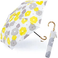 Ogawa (Ogawa) Folding umbrella Ladies Japanese pattern flower 2 steps Folding rain umbrella fair and rain combined use parasol shading UV99.9% cut heat barrier Kawama seal Honpo 50cm Kimono yukata sum