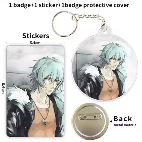 Togainu no Chi Anime Character Game Soft Button Badge Brooch anchor Peripherals Pin Cosplay Backpack