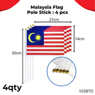 SUPERSAVE Bendera Malaysia Flag Banner Bendera Kereta Malaysia Car Flag Hiasan Merdeka Penant Flag B