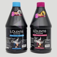 แชมพู ครีมนวด ลอเลนติส แบล็ค&ไวท์ 3200 มล. Lolentis black & white Shampoo and Treatment 3200 ml.