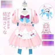Cosplay Costume VTuber ex hololive (Minato Aqua) Yuuki Sakuna HSIU Size L