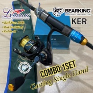 ** SMT Combo Set Single Hand Spining Boleh Untuk Casting