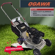 Ogawa Lawn Mower 19" 196cc Briggs and Strattons AL19LK Heavy Duty Aluminum Body Mesin Rumput Tolak