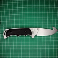 Gerber Freeman folding knife Bead Blast Plain Blade with Gut Hook TacHide Handles