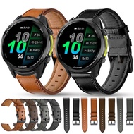 Leather Strap for Garmin Forerunner 970 570 47mm Smartwatch Wriststrap Quick Releas Band for Forerun