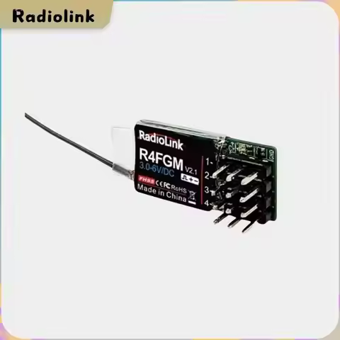 Radiolink New R4FGM 4 Channel Mini Receiver with Gyro for 1:28 1:64 RC Pocket Drift Car Hotwheel Wor